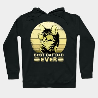 Best Cat Dad Ever Bling Hoodie